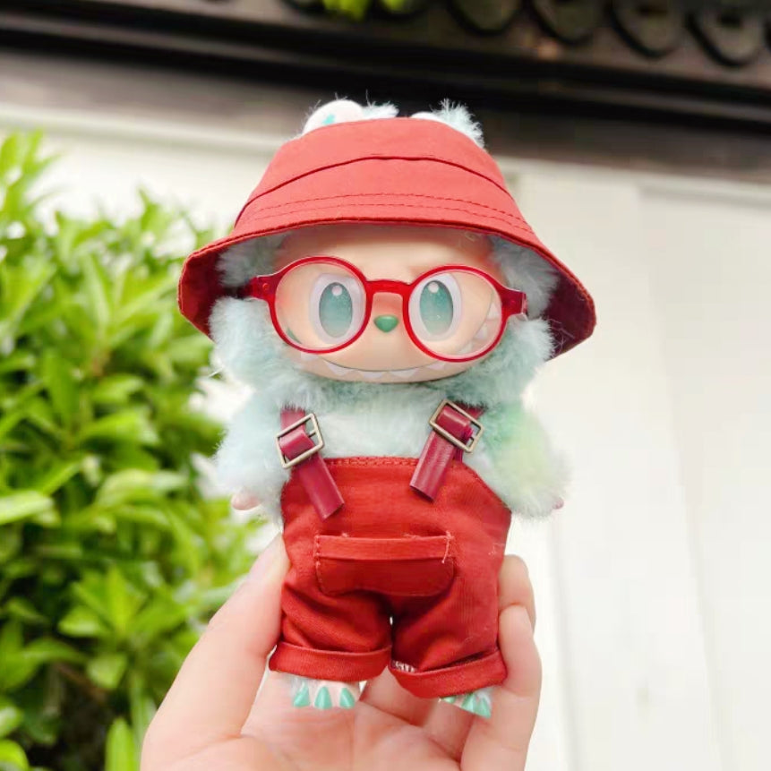 The Monsters Labubu Cloth Workwear Wardrobe Line Red 2