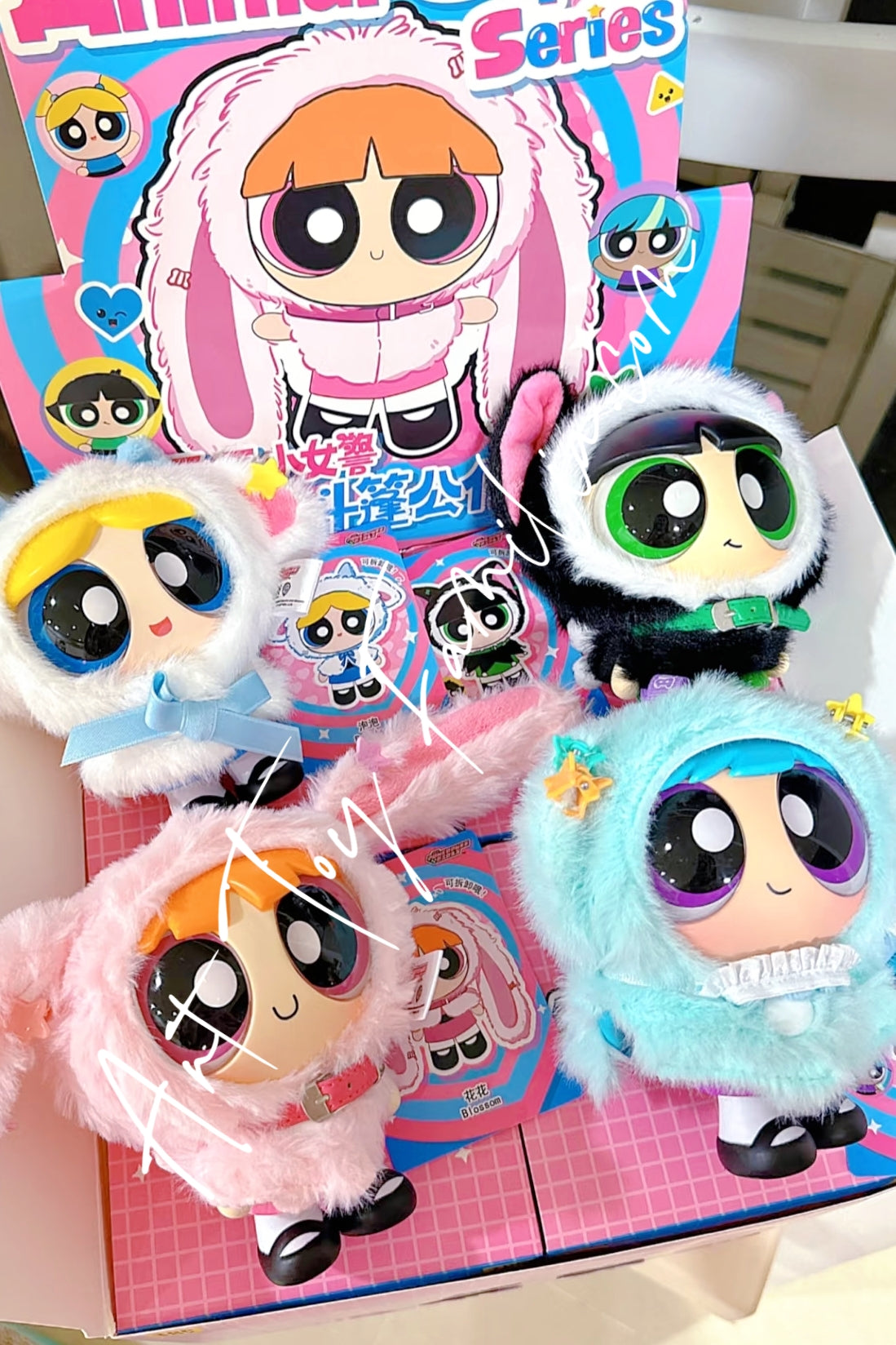 ぬいぐるみ The Powerpuff Girls Vinyl Figure Plush TOPTOY x The Powerpuff Girls Animal Cape Vinyl Plush