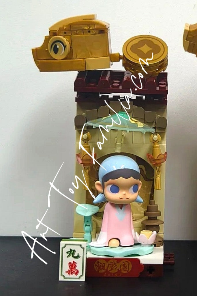 wealthy snakes new year celebration fortunate hand series block figures 金蛇贺岁 新年好牌系列 HIRONO Embracing New Year(secret)   HIRONO 辞旧岁