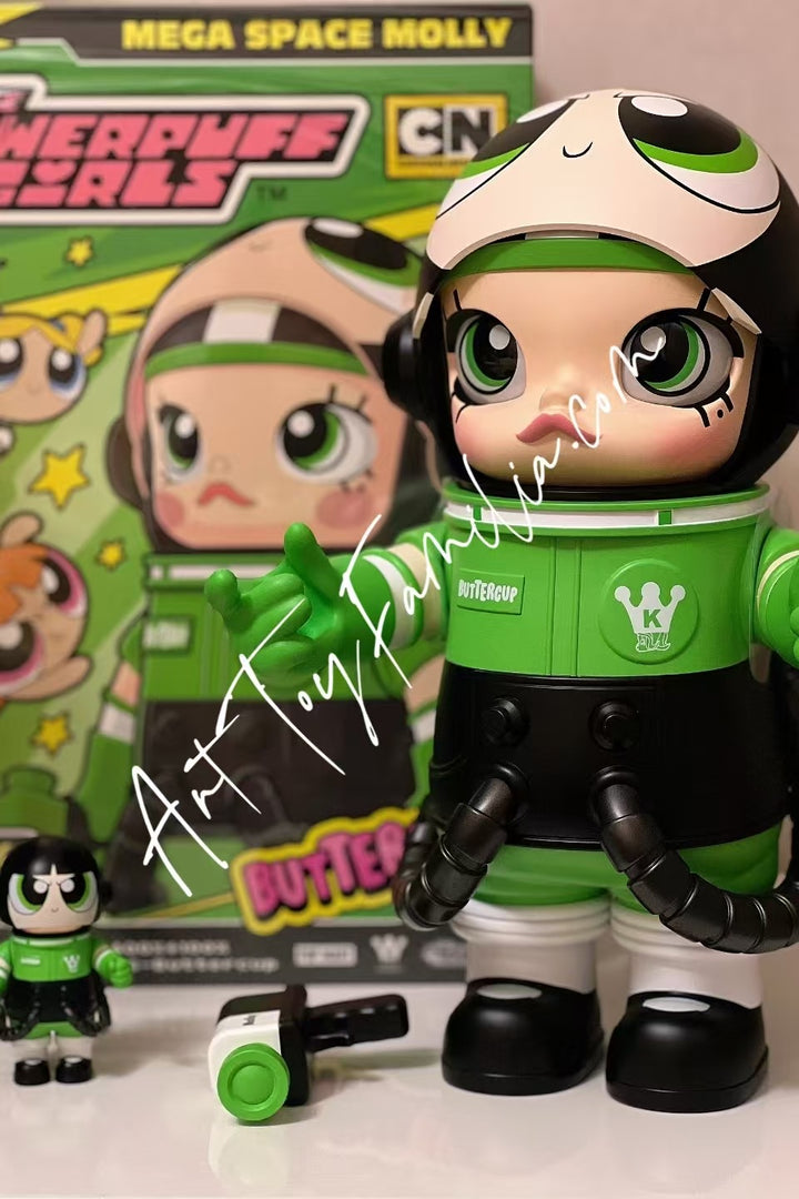 Mega Space Molly 400%+100% The Powerpuff Girls Buttercup - 飞天小女警毛毛400%+100%