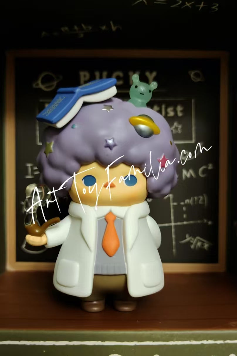 POP MART x PUCKY Pucky Planet Scientist Baby Limited Art Toy