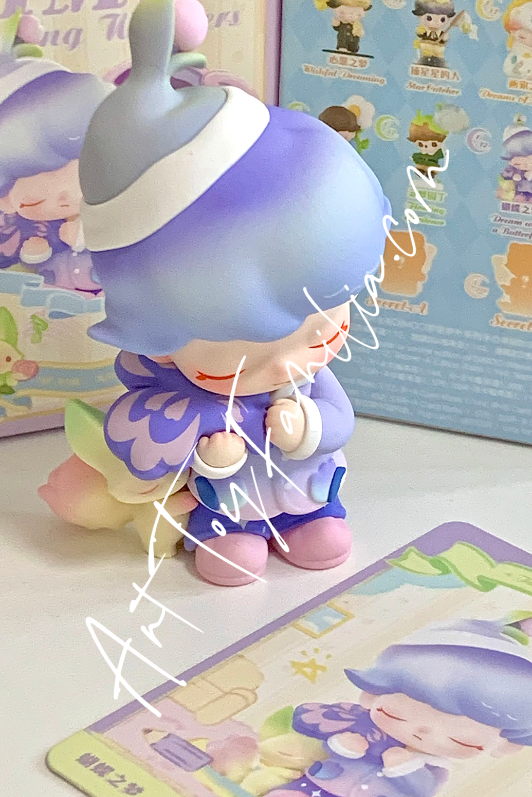 pop mart dimoo weaving wonders figurines Dream with a Butterfly - 蝴蝶之梦