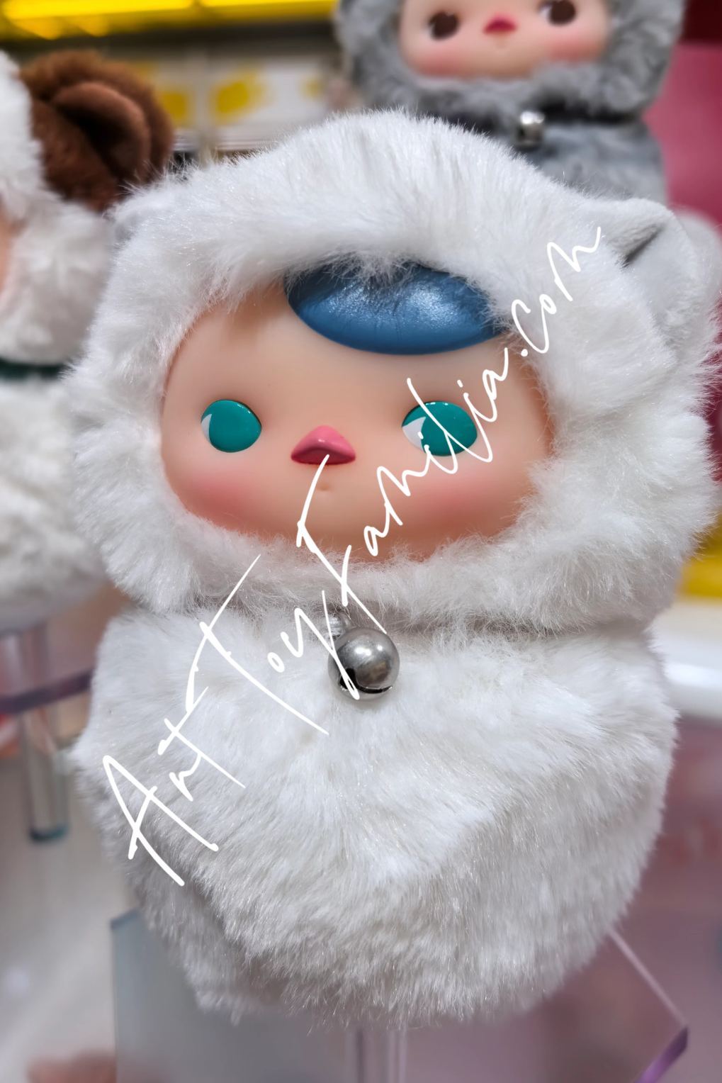 pop mart pucky roly poly kitty series vinvl plush American Shorthair