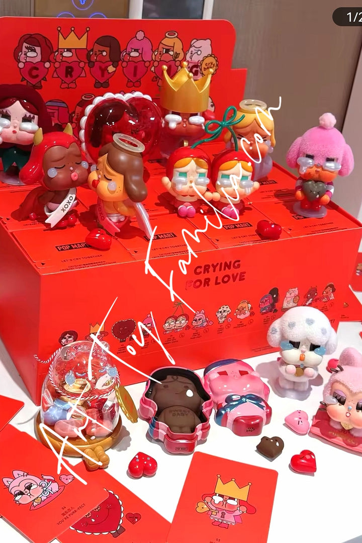 popmart crybaby crying for love series fullset
