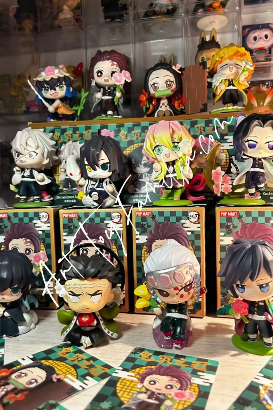 popmart demon slayer flower of birth series full set