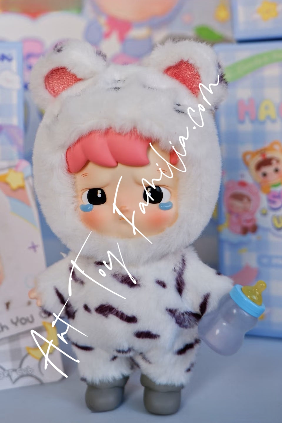 popmart hacipupu snuggle with you series cute tiger cub
