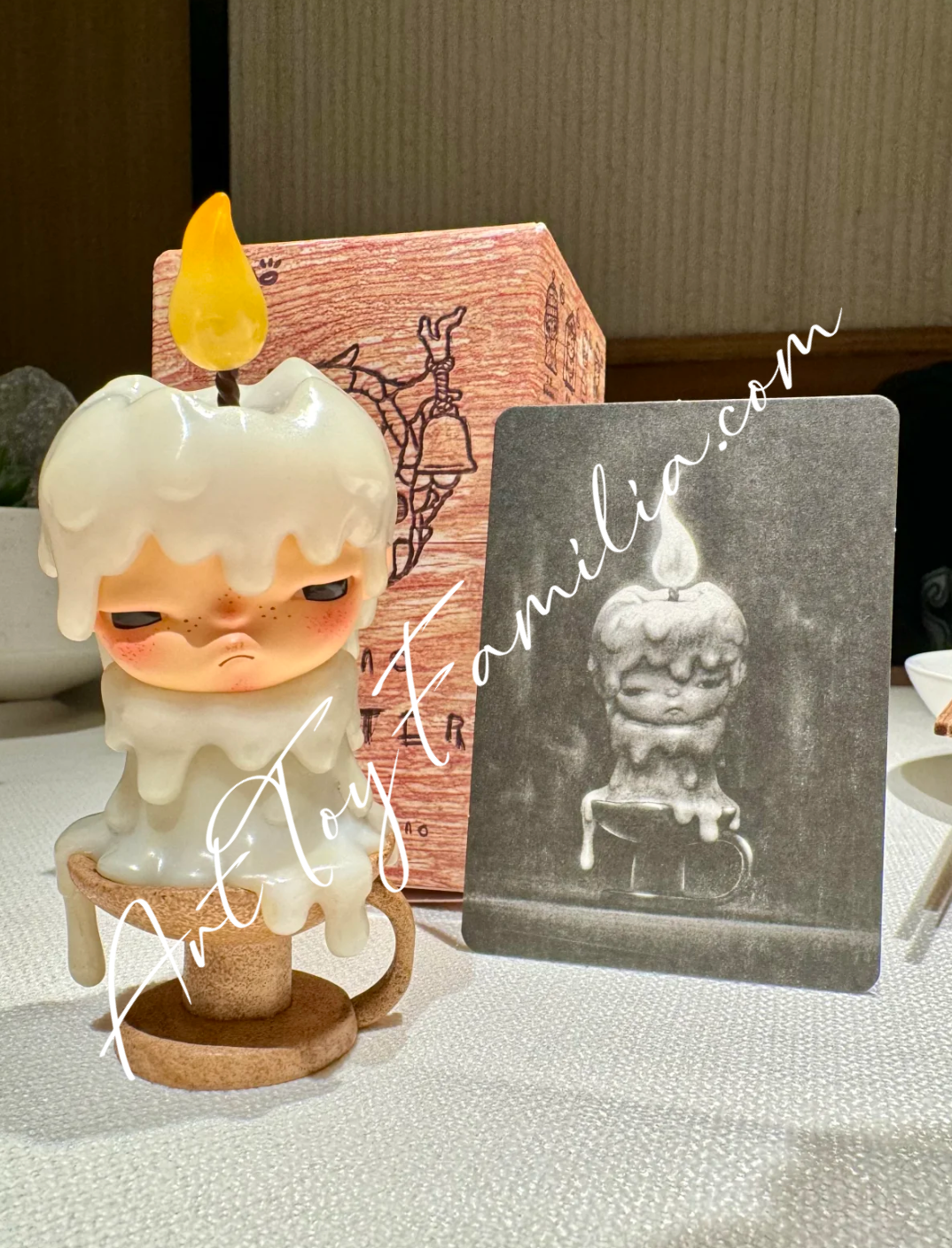 popmart hirono shelter candle holder