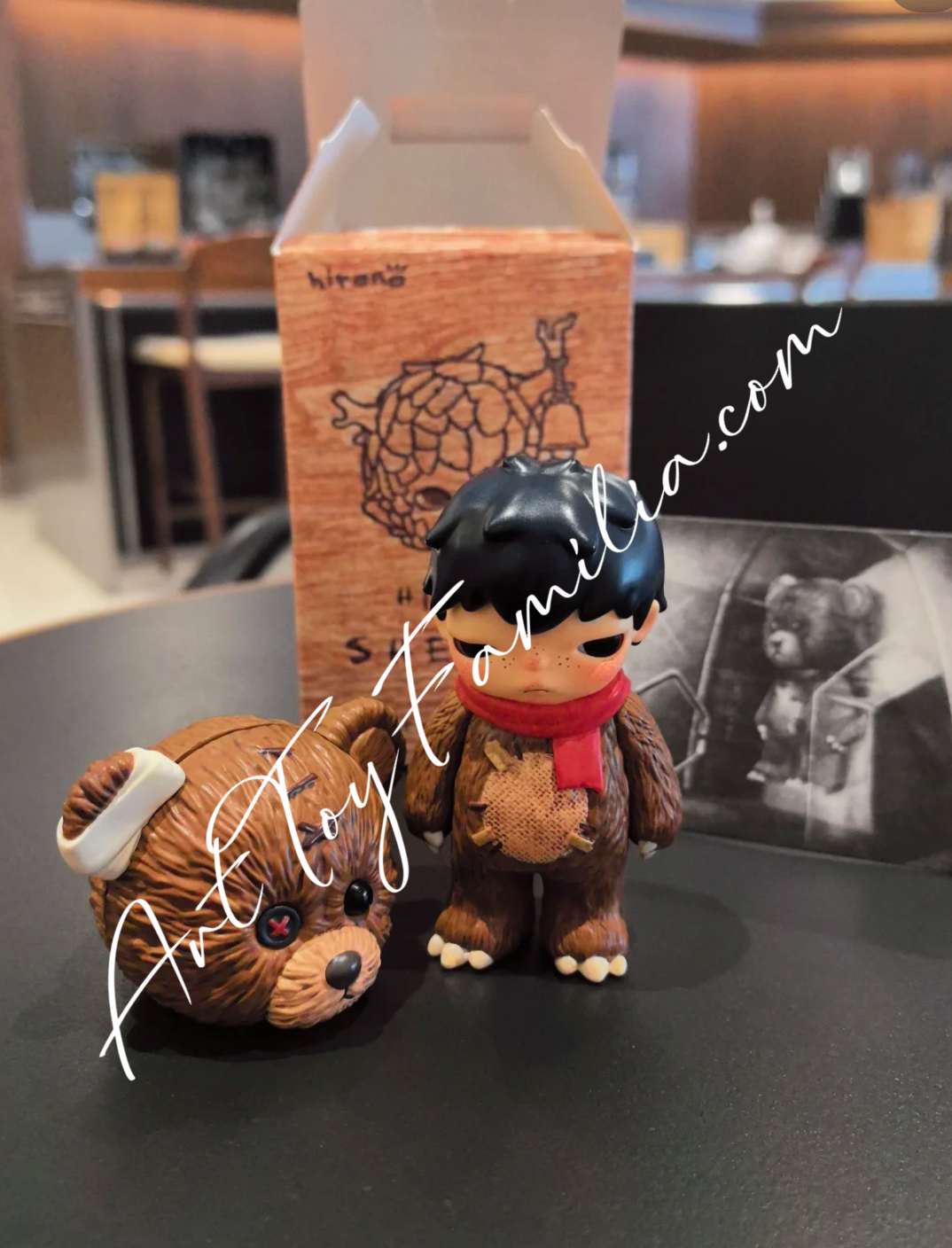 popmart hirono shelter stuffed bear