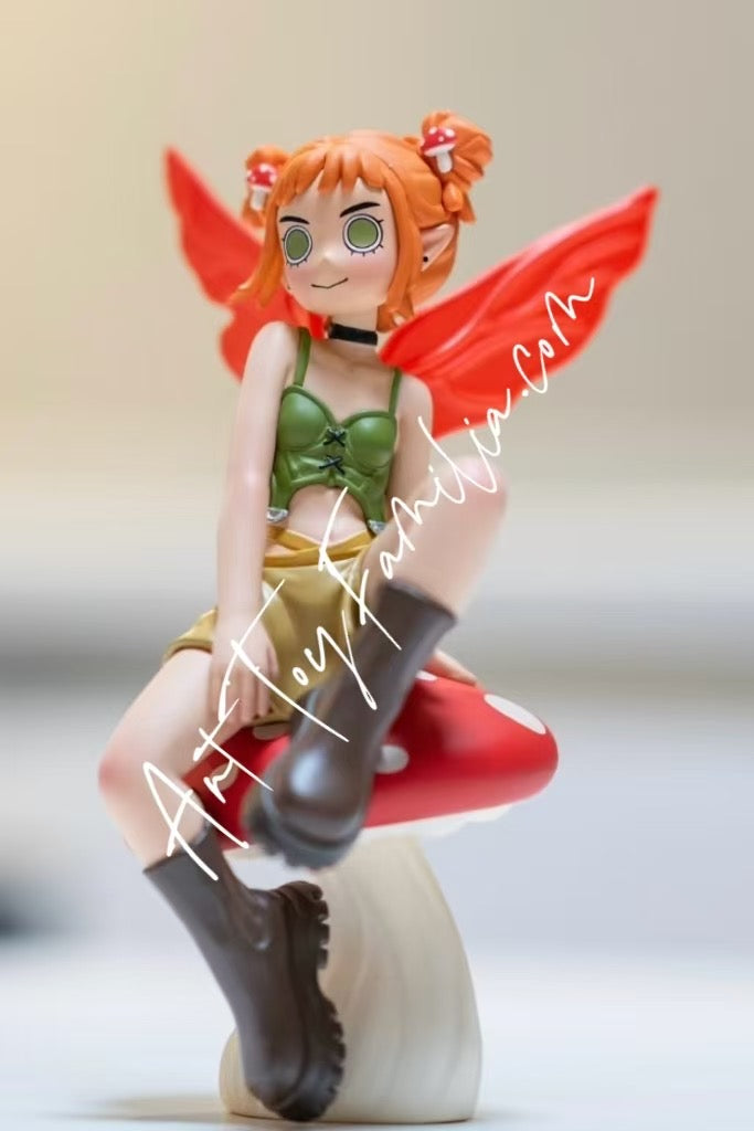 popmart peach riot punk fairy series figures Gigi Mushroom