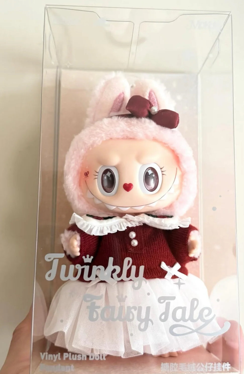 popmart the monsters labubu twinkly x taisy tale vinyl plush foll mokoko 圣诞节节日限定