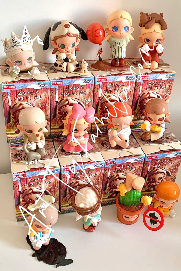 popmart zsiga let it be series full set