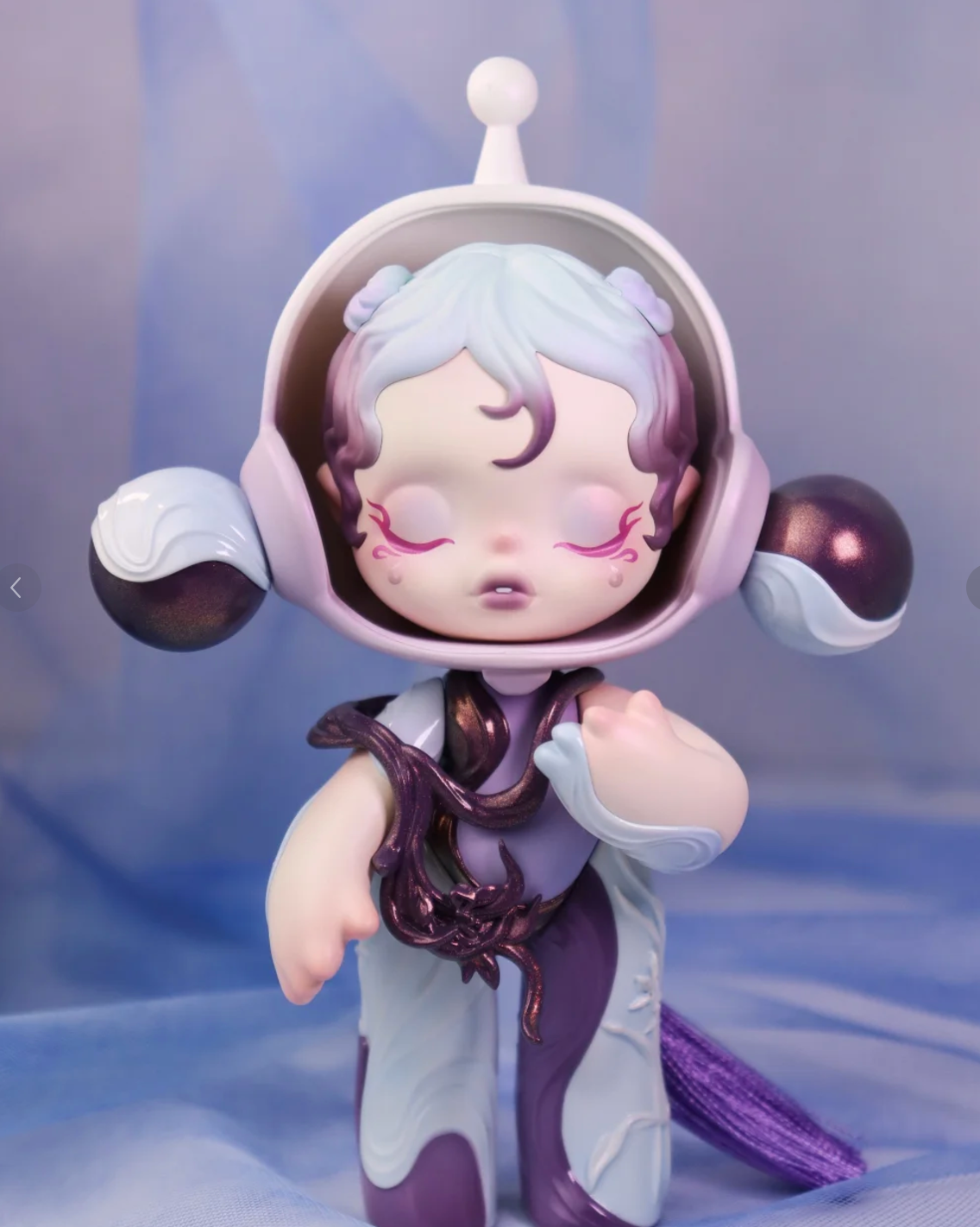 skullpanda baby purple 兰 沐幽 popmart