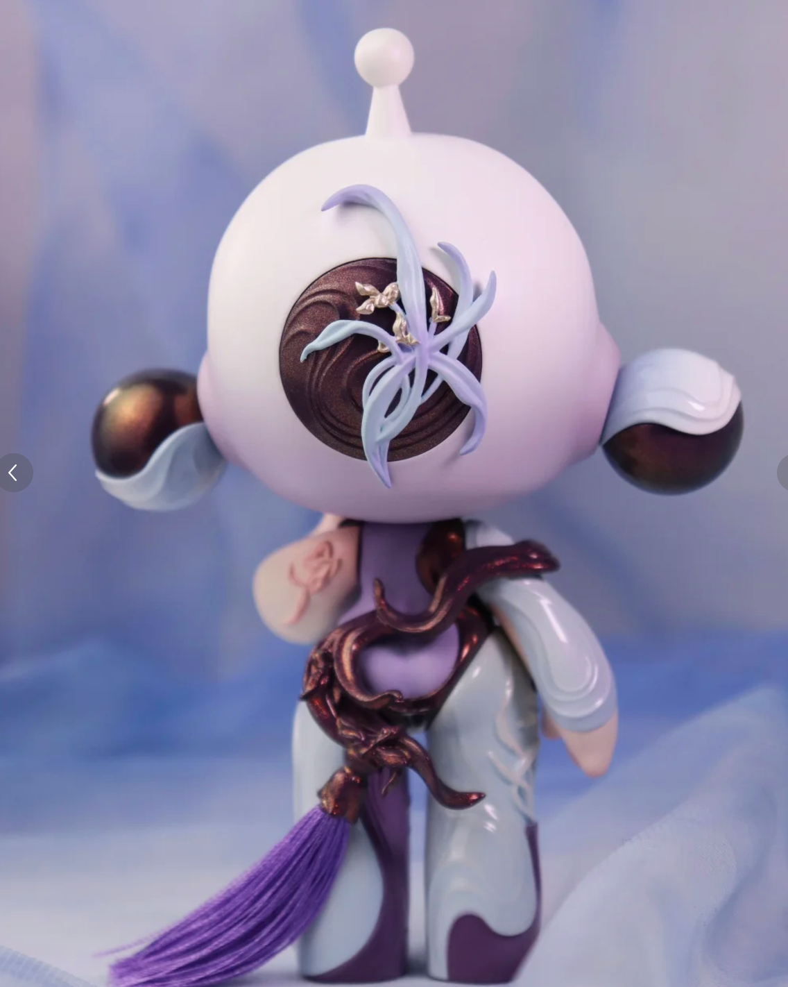 skullpanda baby purple 兰 沐幽 popmart