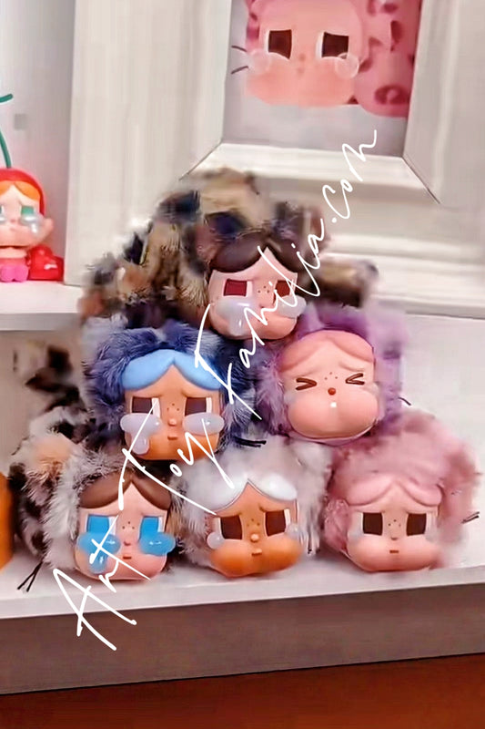 Crybaby Wild But Cutie Series Vinyl Plush Pendant - 豹豹猫猫系列搪胶毛绒挂件