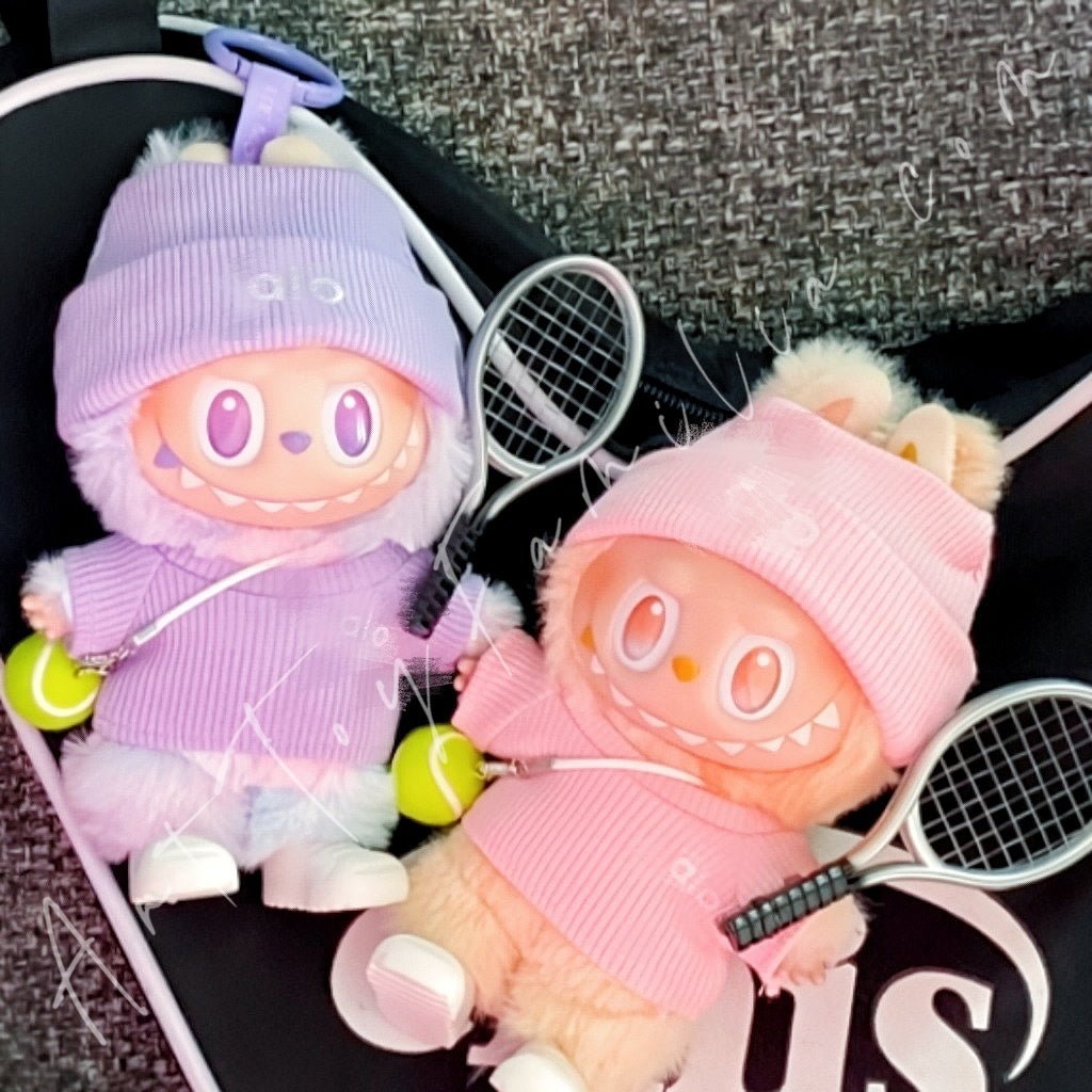 Labubu Doll Cloth Tennis Match Points Set – Art Toy Familia