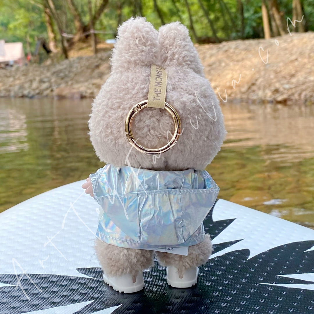 Doll Cloth Silver Laser Vest Set - 094