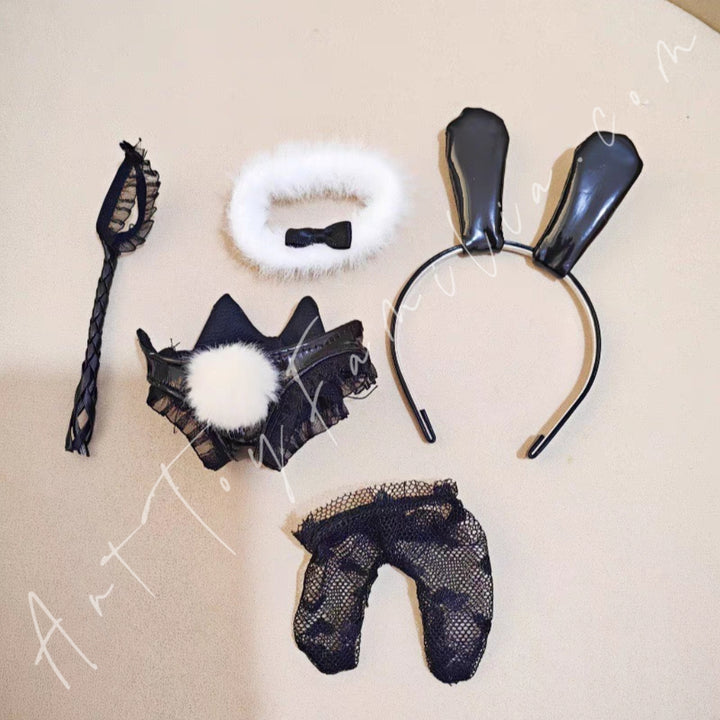 Doll Cloth Nocturnal Lapin Noir Set - 062