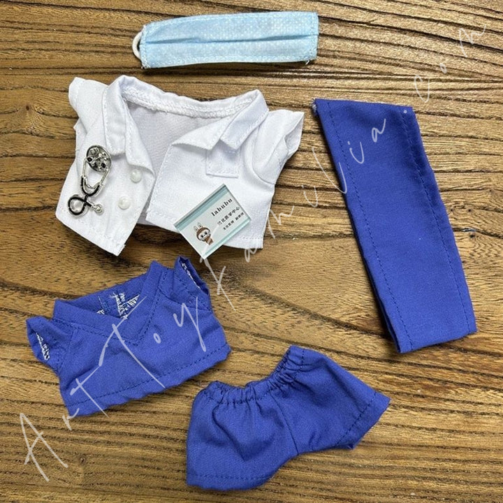 Doll Cloth Tiny Medic Wardrobe Doctor Nurse Uniform - 066