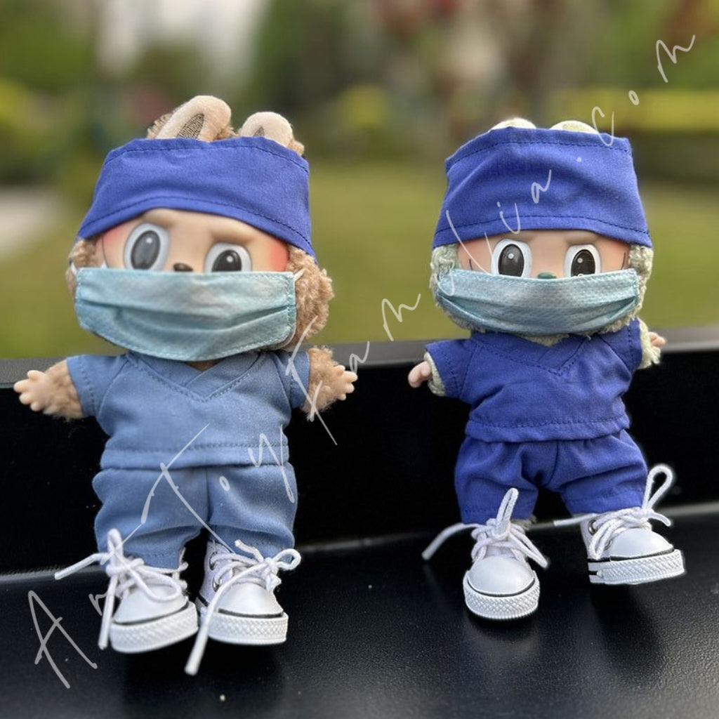Doll Cloth Tiny Medic Wardrobe Doctor Nurse Uniform - 066