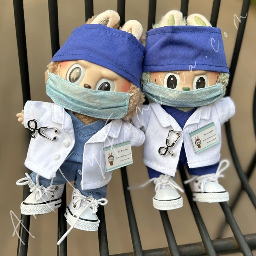 Doll Cloth Tiny Medic Wardrobe Doctor Nurse Uniform - 066