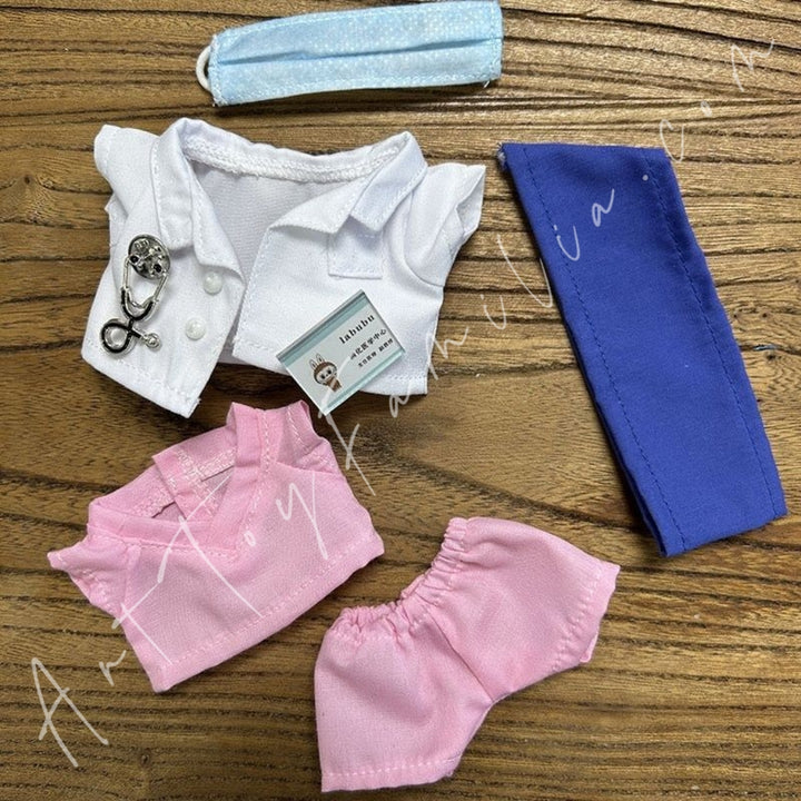 Doll Cloth Tiny Medic Wardrobe Doctor Nurse Uniform - 066