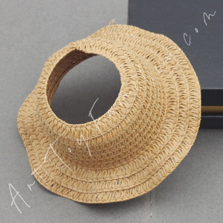 Doll Cloth Sunshade Straw Hat - 070