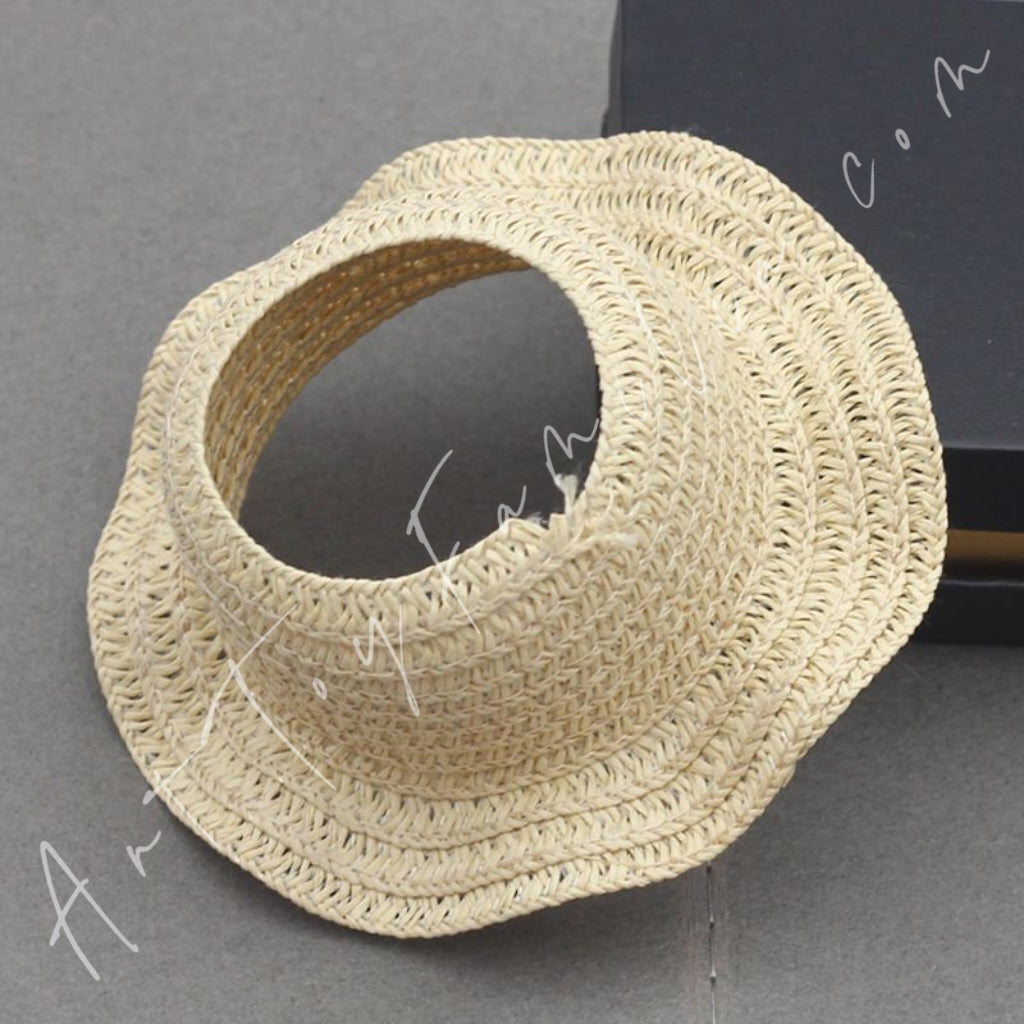 Doll Cloth Sunshade Straw Hat - 070