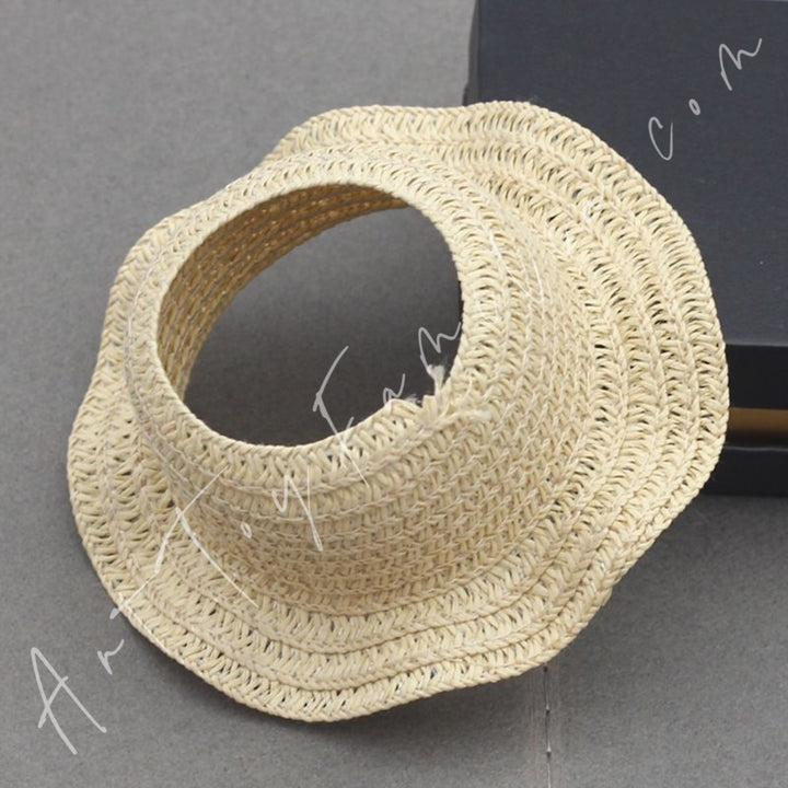 Doll Cloth Sunshade Straw Hat - 070