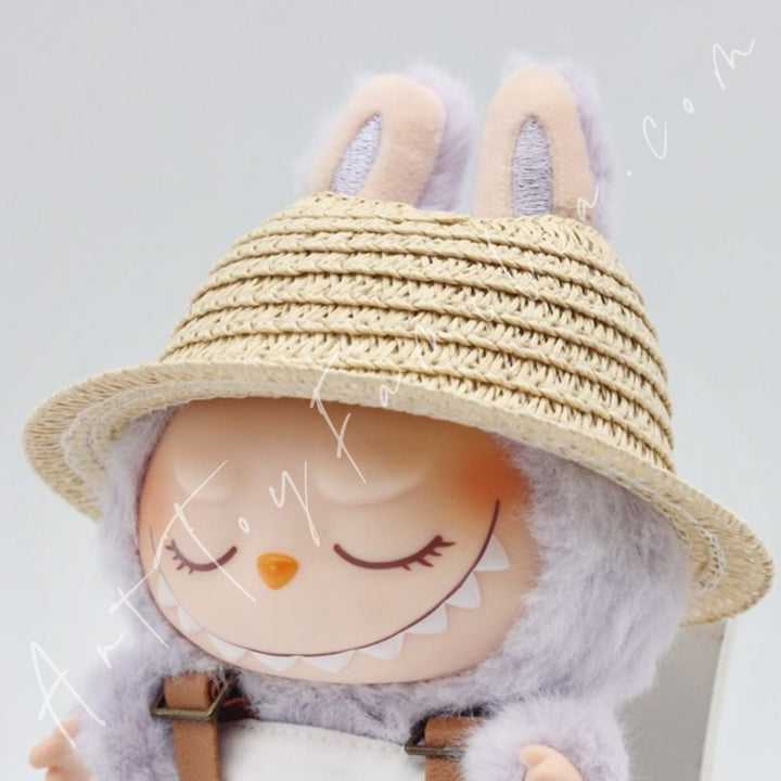 Doll Cloth Sunshade Straw Hat - 070