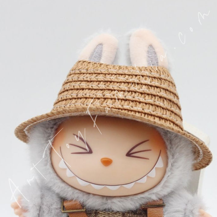 Doll Cloth Sunshade Straw Hat - 070