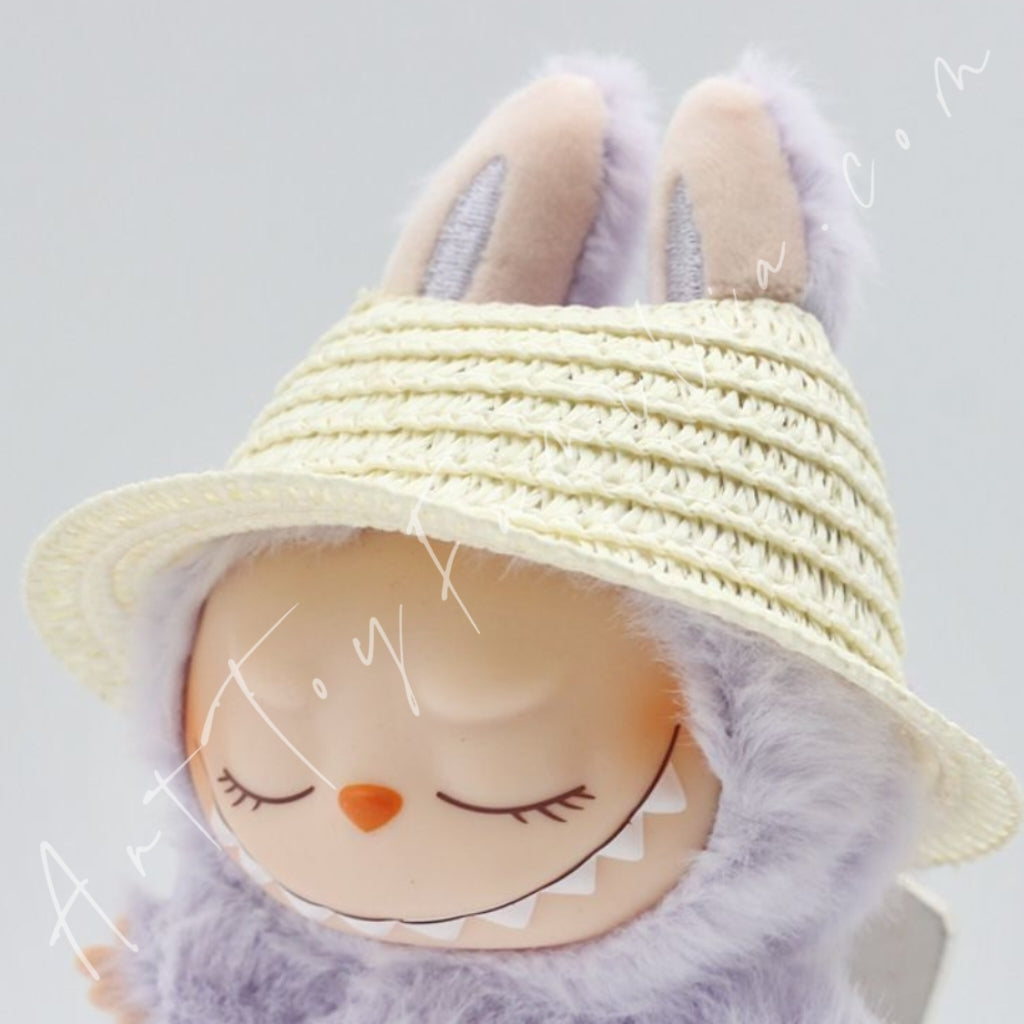 Doll Cloth Sunshade Straw Hat - 070