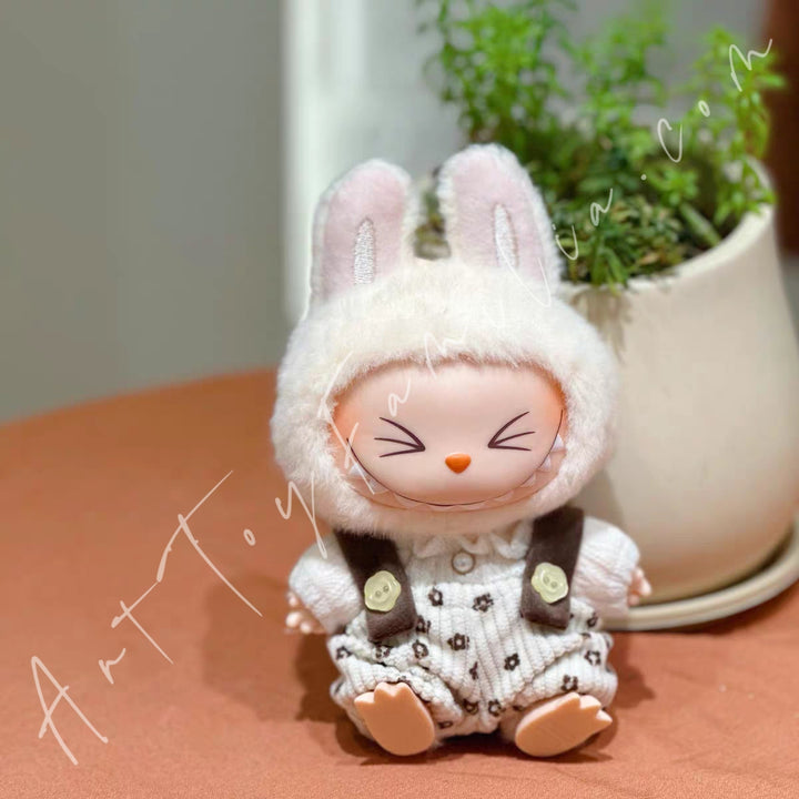 Doll Cloth Pastoral Floral Overalls - 002