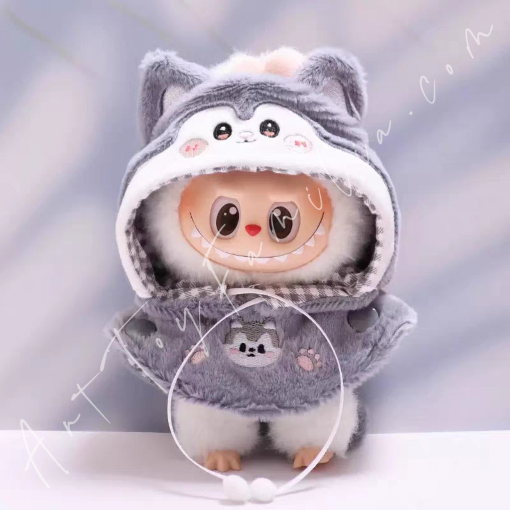 Doll Cloth Sunny Zoo Hooded Puffcape - 015