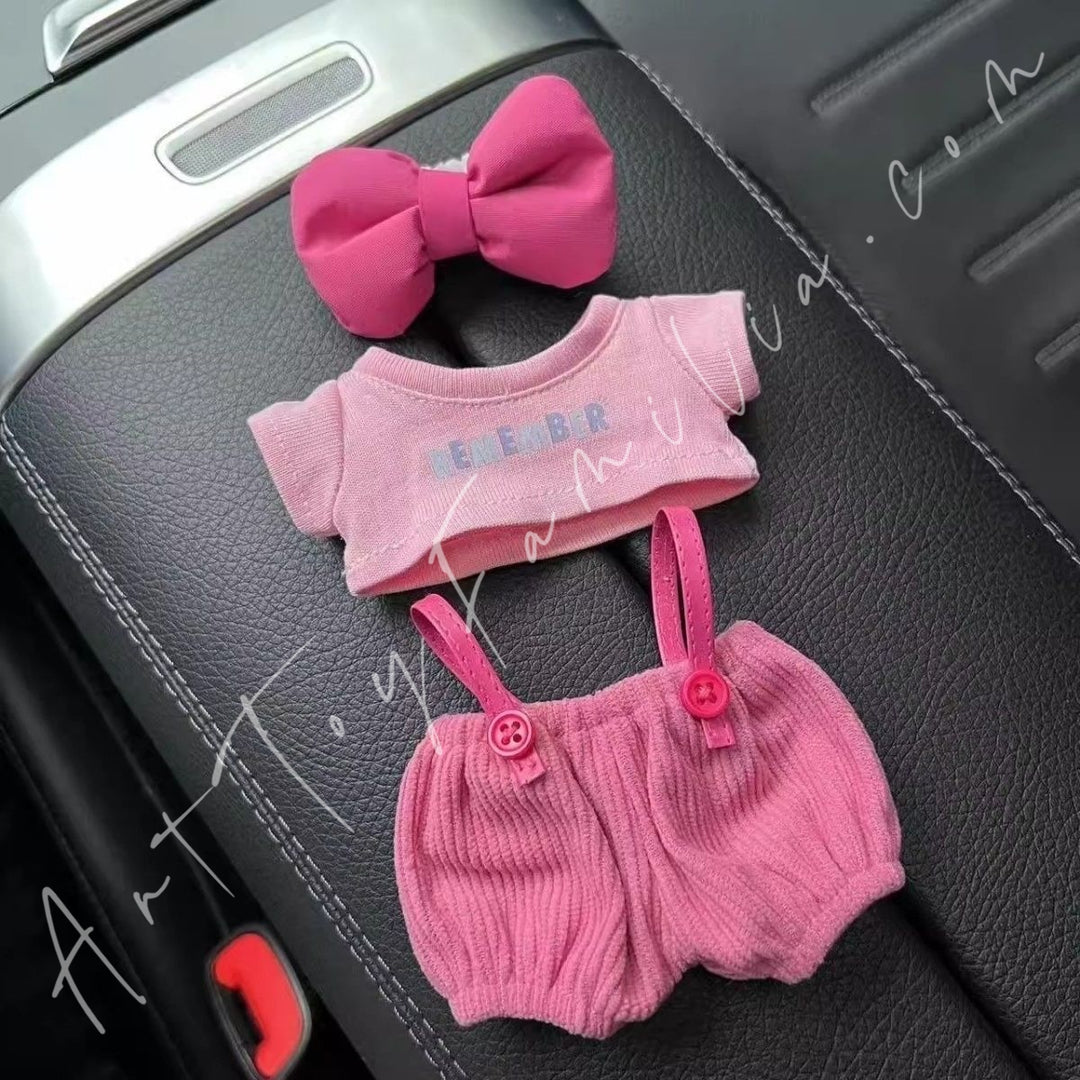 Doll Cloth Lovely Rosie Overalls Set - 045