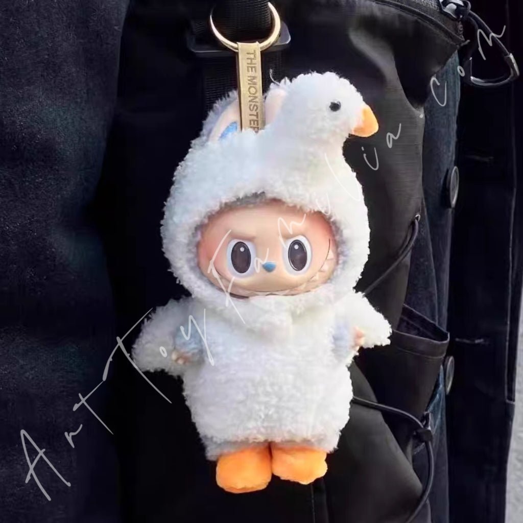 Goose Labubu Labubu Doll Cloth Snowy Goose Knit Ensemble – Art Toy Familia