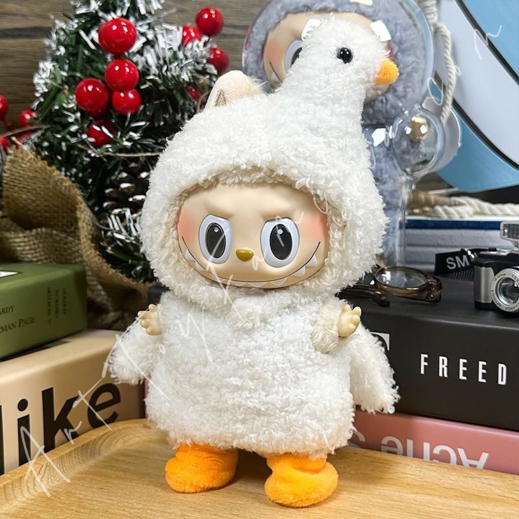 Goose Labubu Labubu Doll Cloth Snowy Goose Knit Ensemble – Art Toy Familia