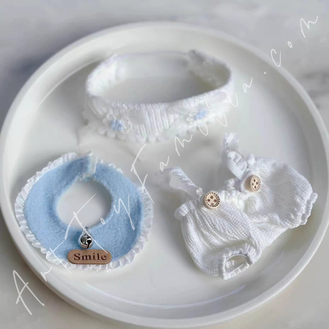 Doll Cloth Dainty Bell Overalls Set - 044