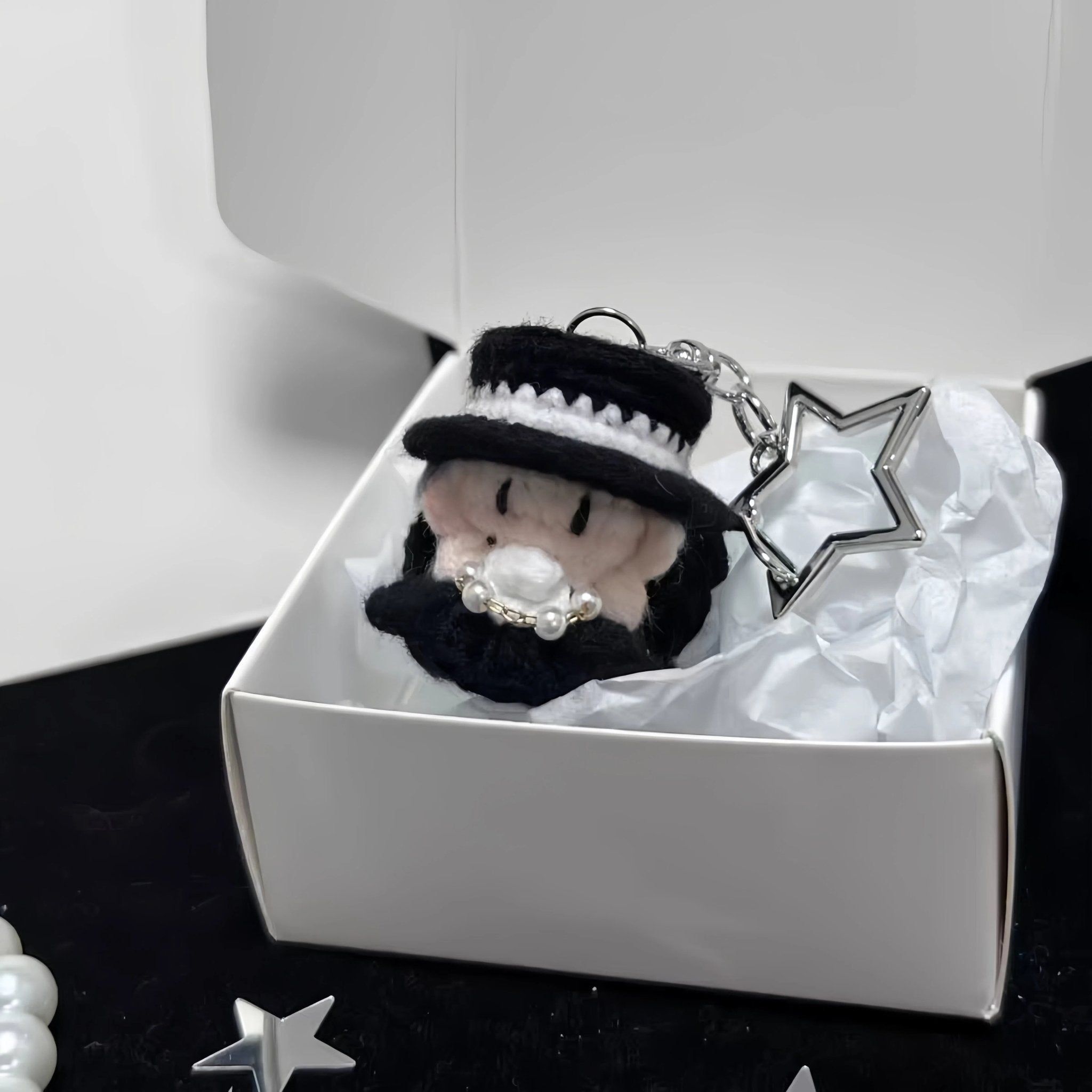 Blackink Jennie Crochet Doll, Kpop Chibi Amigurumi Doll Gift, C002