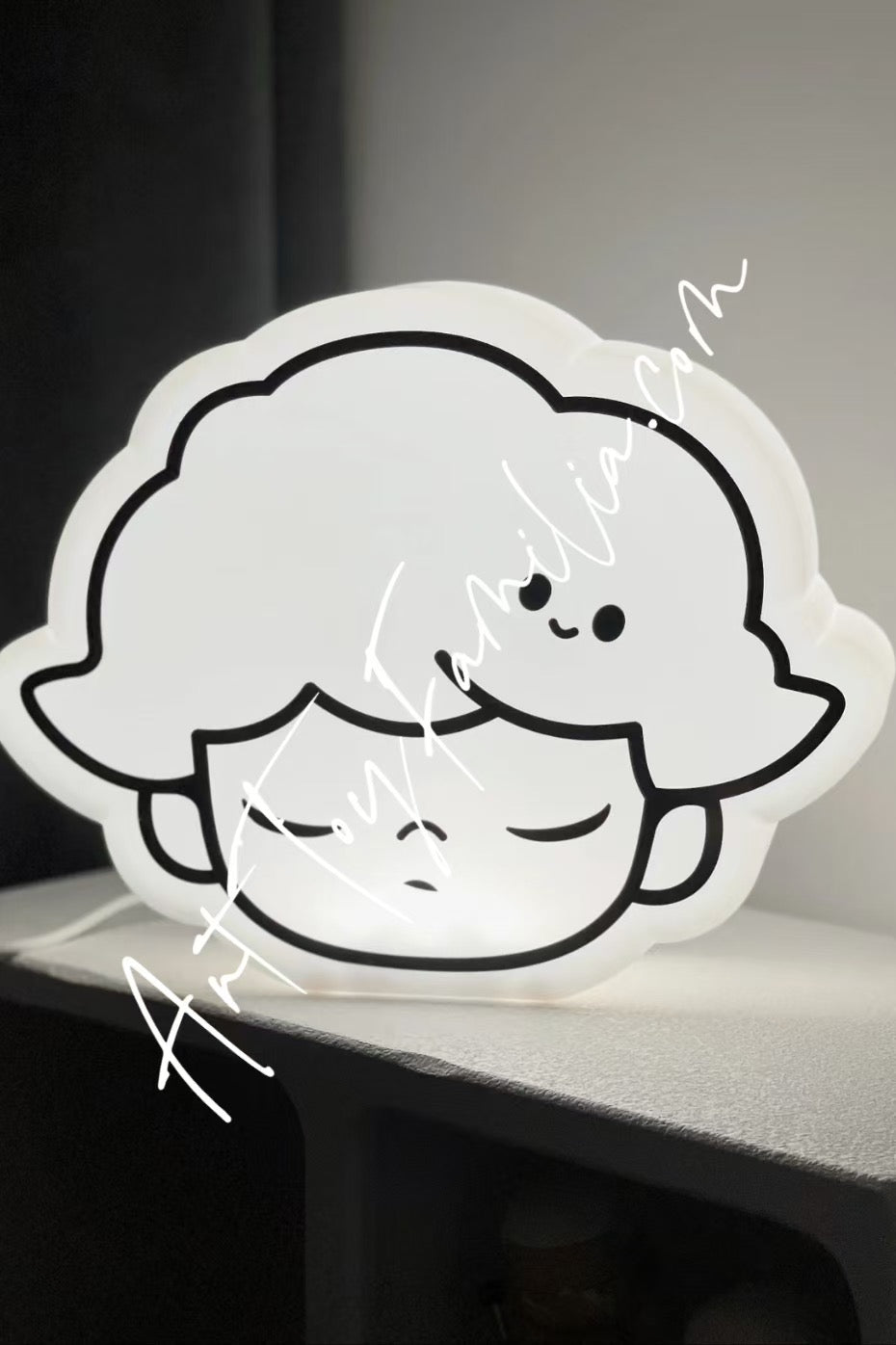 Dimoo 灯 Dimoo Black and White Series-LED touch light - Dimoo黑白系列小夜灯 – Art Toy ...