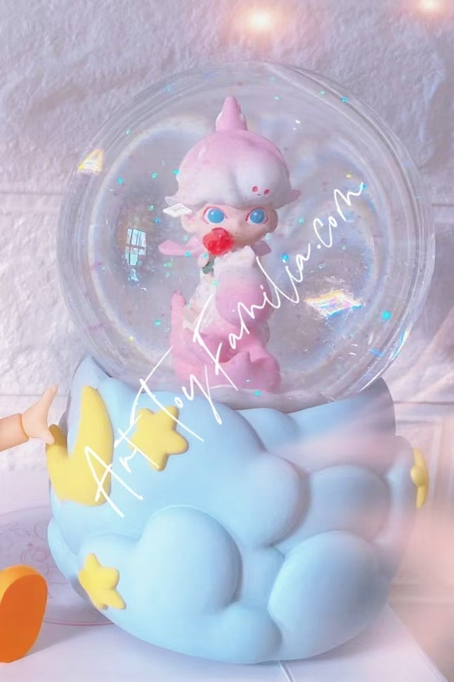 dimoo shake shake snow globe crystal ball dimoo 摇摇乐水晶球 
