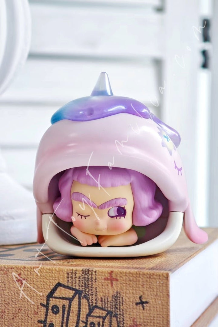 52TOYS - Cicilu Ocean Messenger Series - 海洋小信使系列 Pink Narwhal - 粉色独角鲸