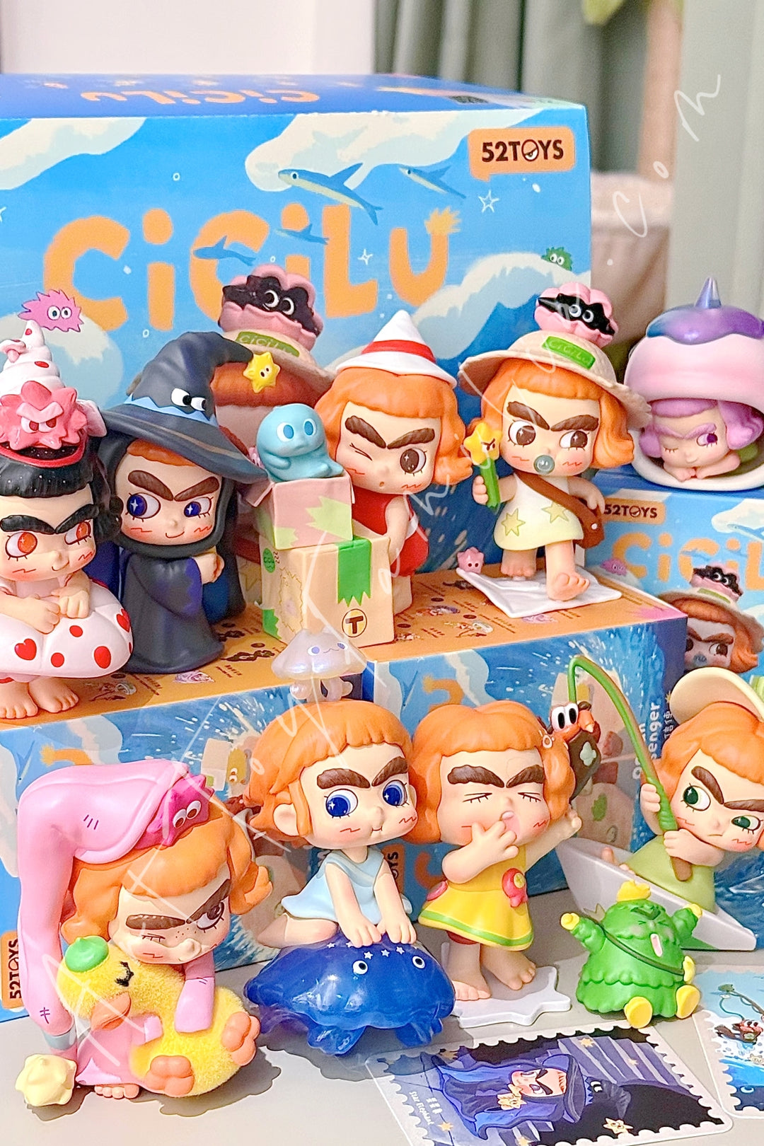 52TOYS - Cicilu Ocean Messenger Series - 海洋小信使系列 9 Confirmed Figures(opened box sealed bag) - 9个确认款
