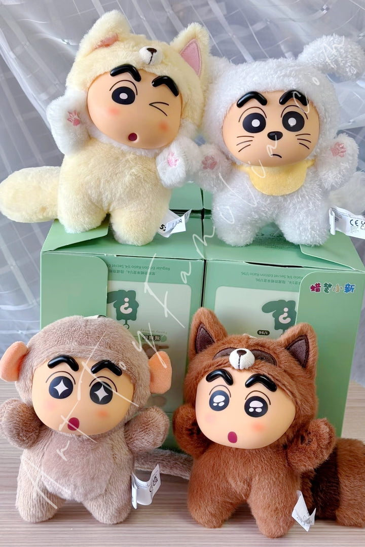 52Toys Crayon Shinchan Big Tails Series Vinyl Plush Pendant 4 confirmed figures