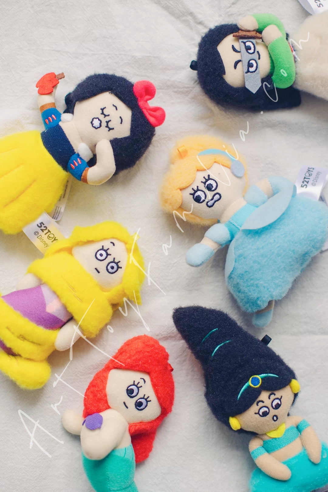 52Toys Disney Princess On The Run Series Plush Keychain 6 Confirmed Figures
