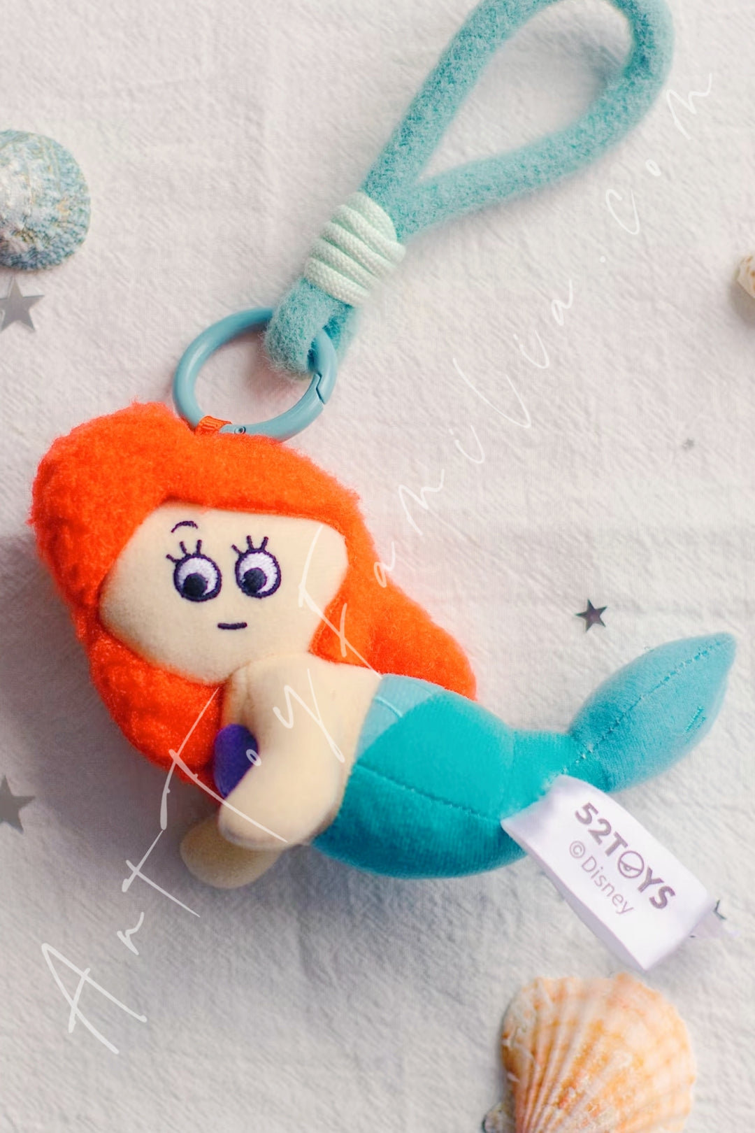 52Toys Disney Princess On The Run Series Plush Keychain Ariel