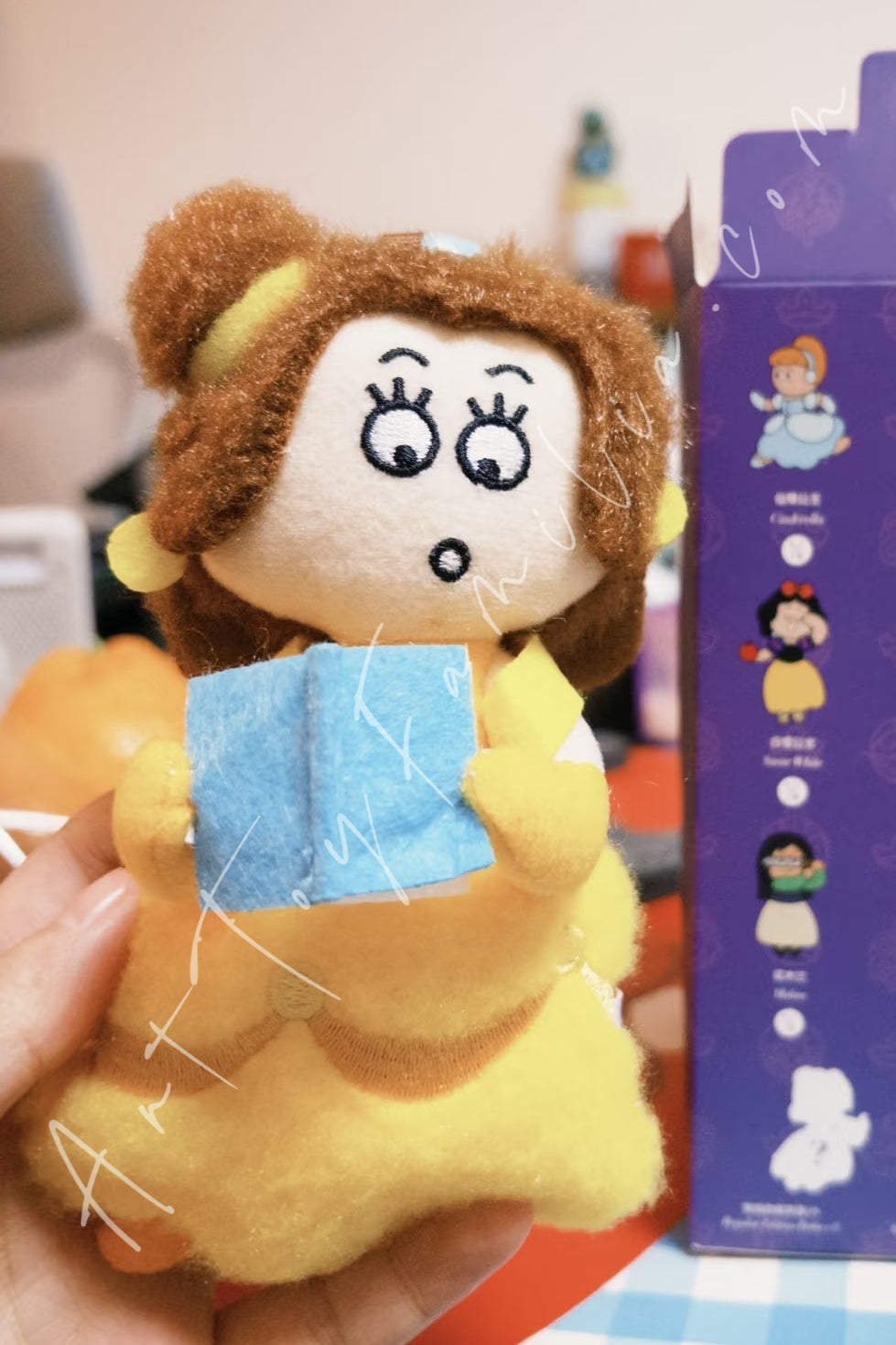 52Toys Disney Princess On The Run Series Plush Keychain Belle(Secret)