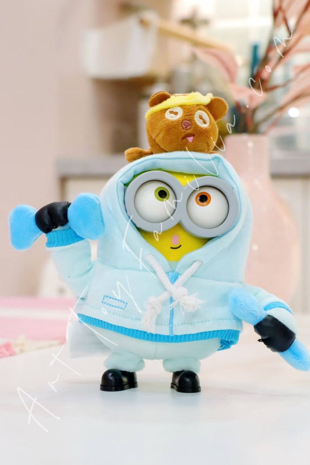 52Toys Minions Bob+Tim Better Together Series Vinyl Plush Pendant Crushing It