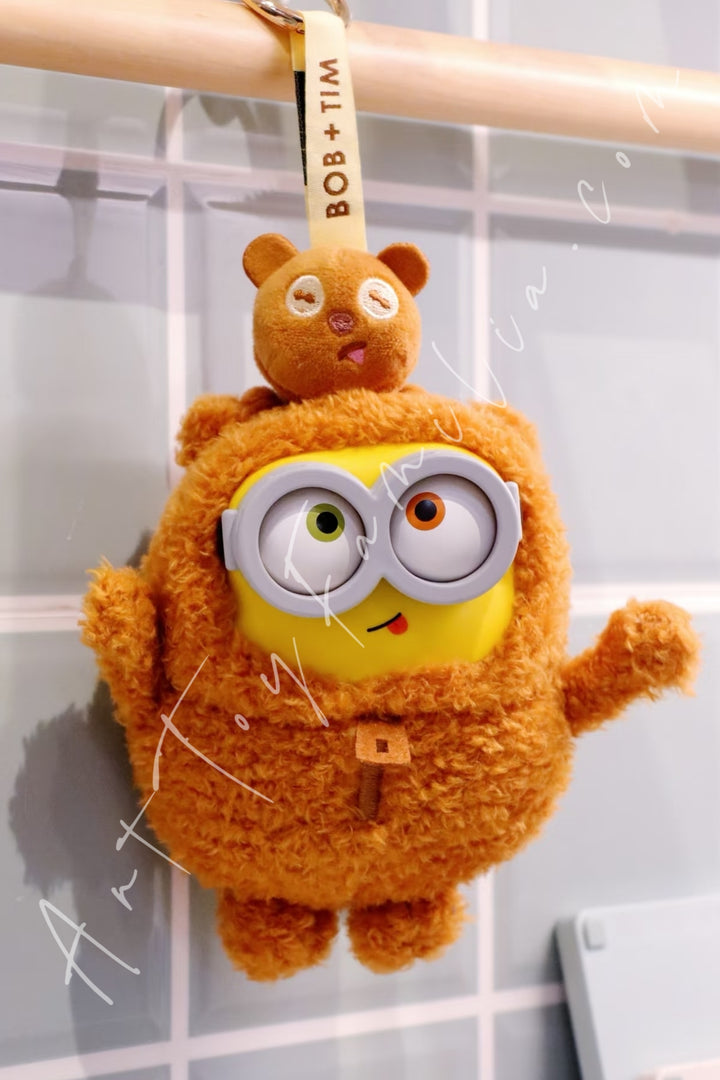 52Toys Minions Bob+Tim Better Together Series Vinyl Plush Pendant Twinsies