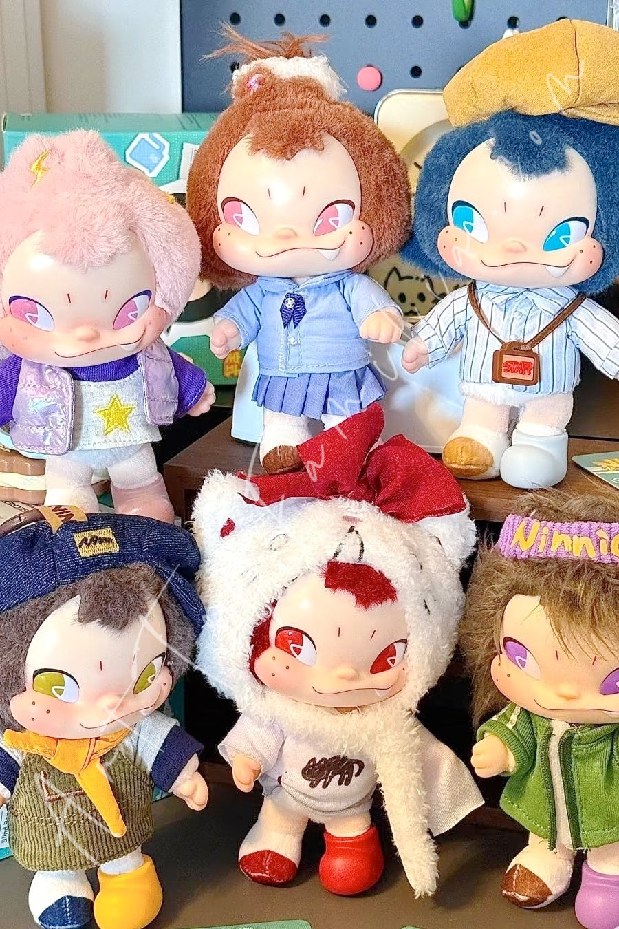 52Toys Ninnic Wild & Free Series Plush Keychain 6 confirmed figures