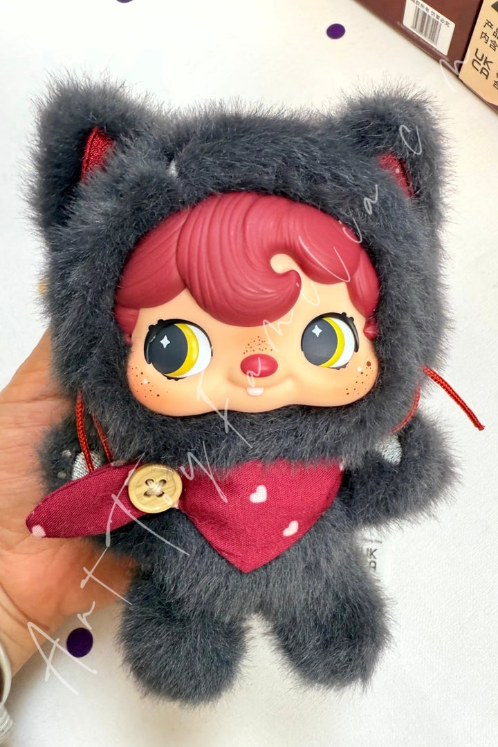 52Toys PoukaPouka Me & I Series Vinyl Plush Heart-Snatcher kitten